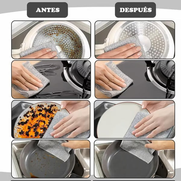 PAÑOS MÁGICOS DE LIMPIEZA 10 UND + ENVÍO GRATIS