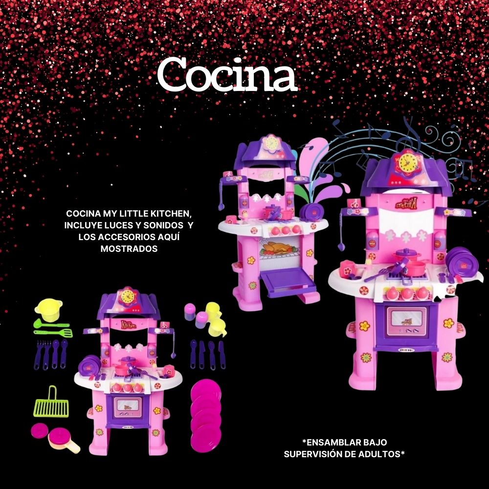 Cocina Infantil Rosa